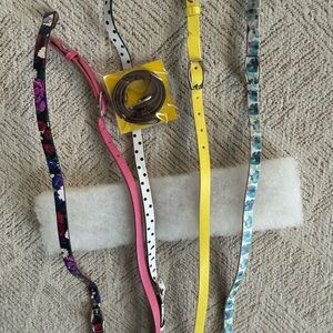 Origami Owl Set of Colorful bracelets with Floral and Polka Dot Designs